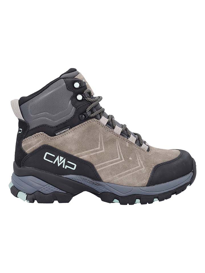Leren wandelboots "Melnick" beige/grijs