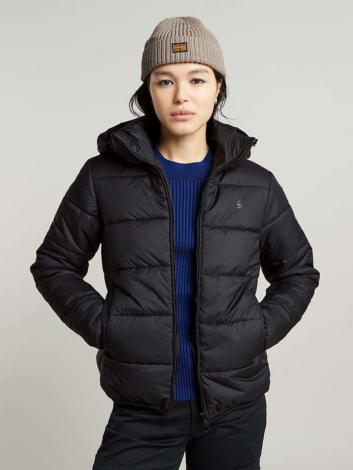 Steppjacke in Schwarz