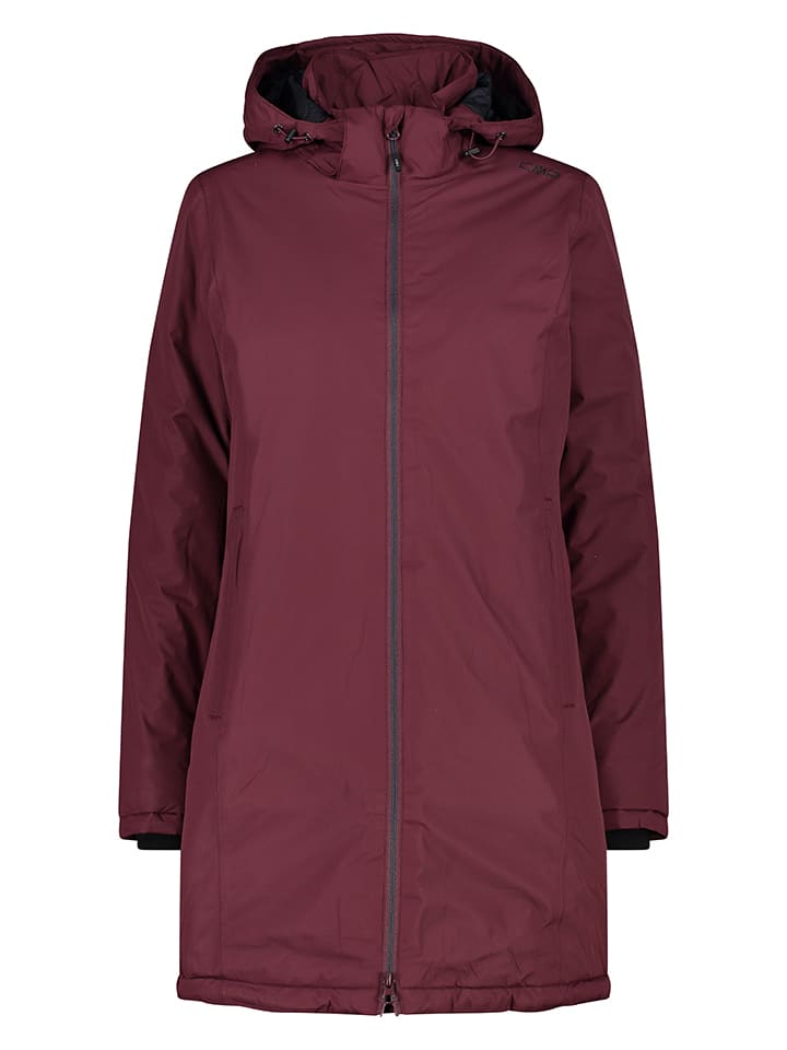Parka w kolorze czerwonym