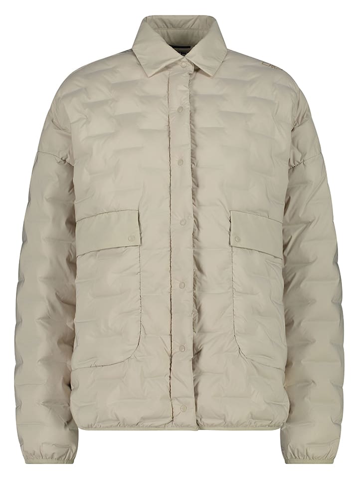 Steppjacke in Beige