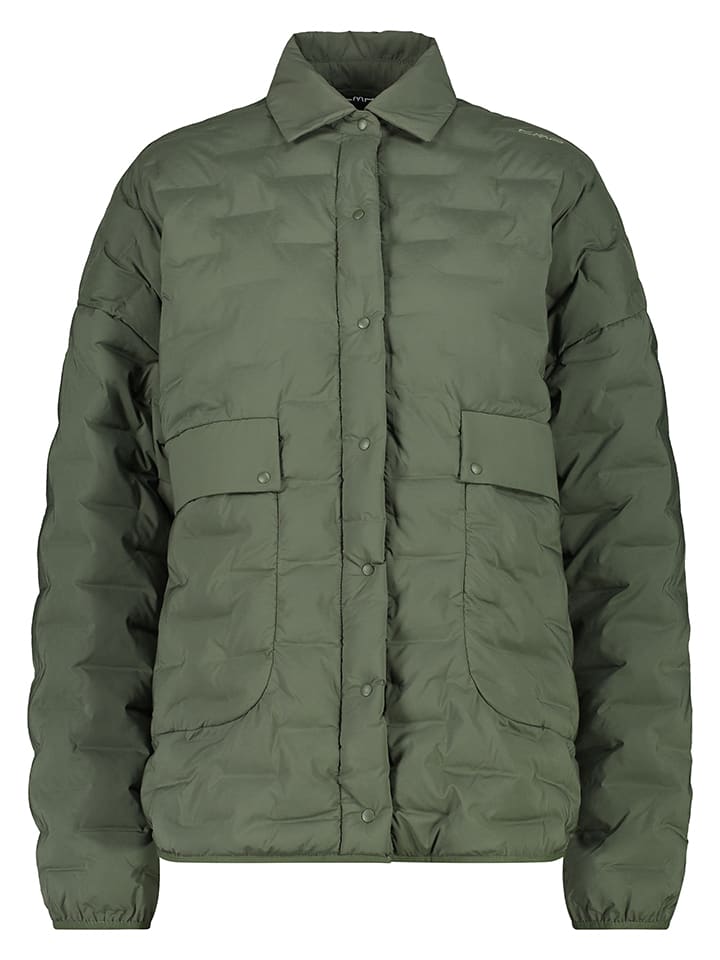Steppjacke in Khaki