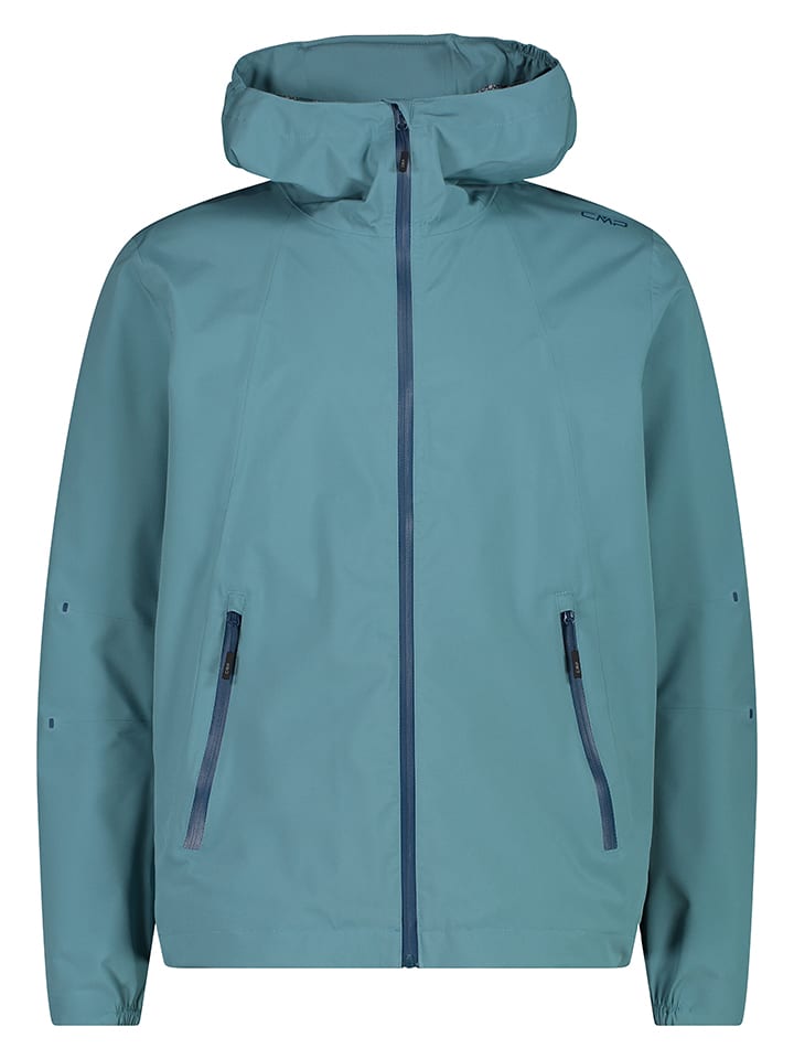 Functionele jas turquoise