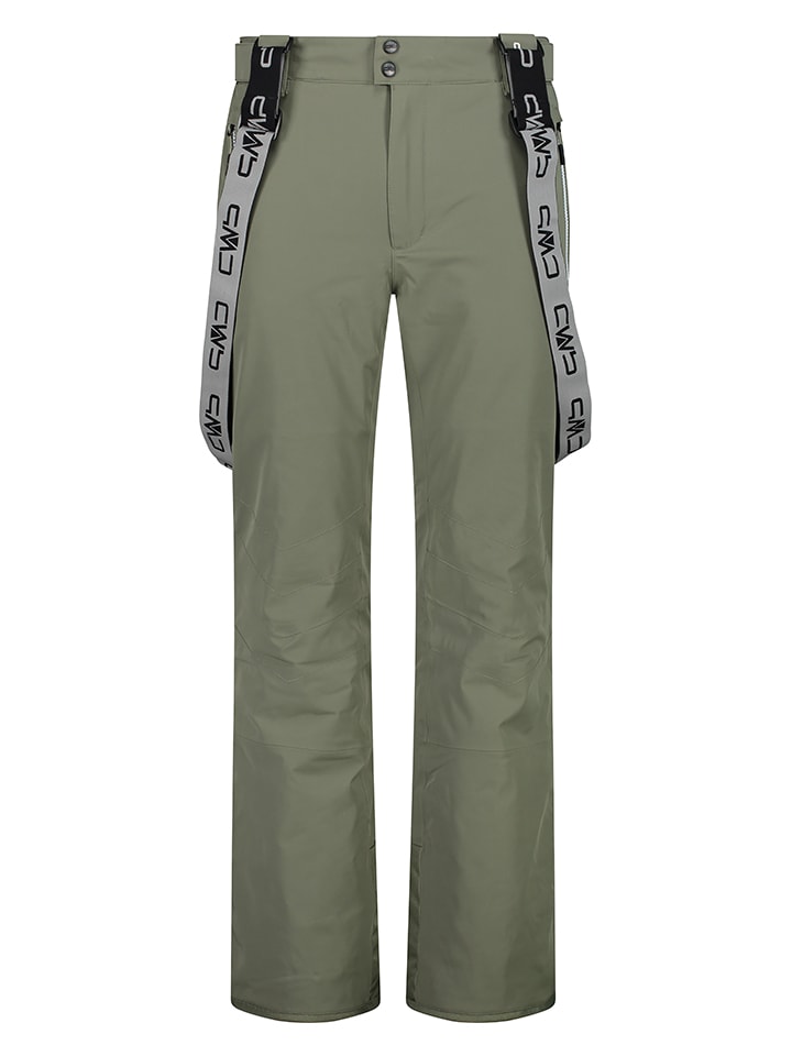 Spodnie narciarskie w kolorze khaki