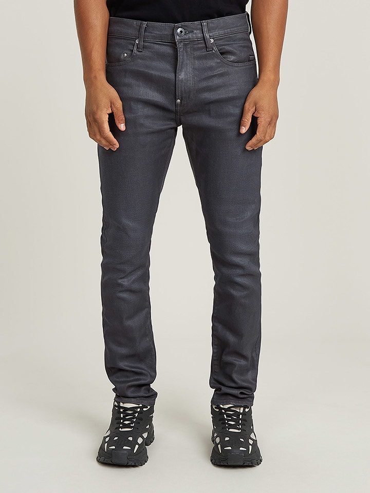 Spijkerbroek - skinny fit - antraciet