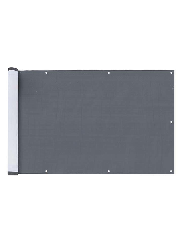 Privacyscreen "Muur" grijs - (B)500 x (H)85 cm
