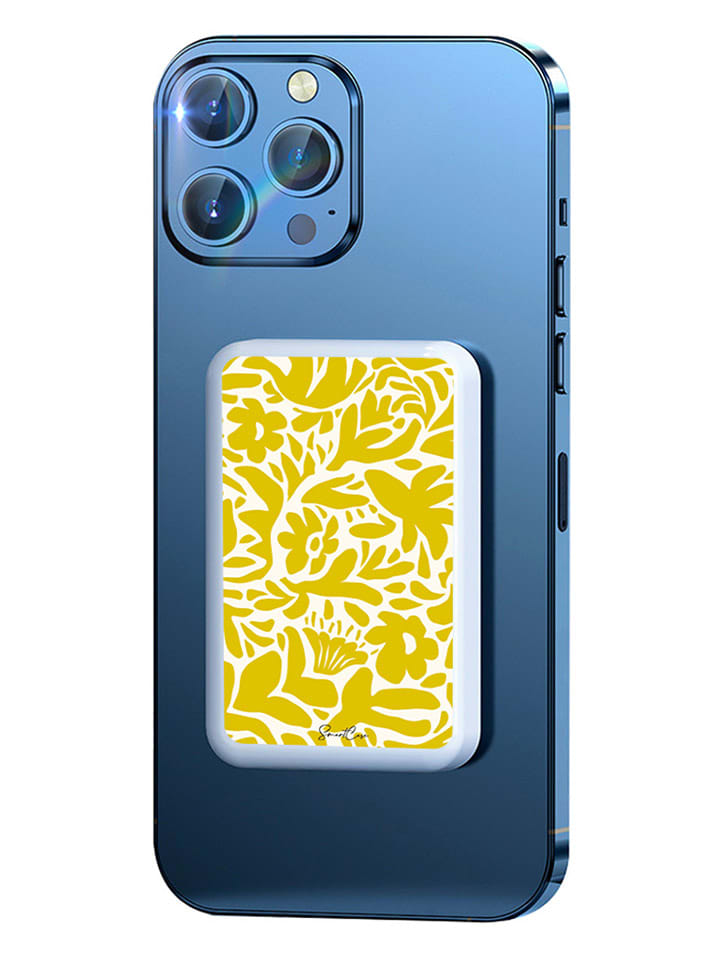 Powerbank w kolorze żółto-białym - 10.000 mAh
