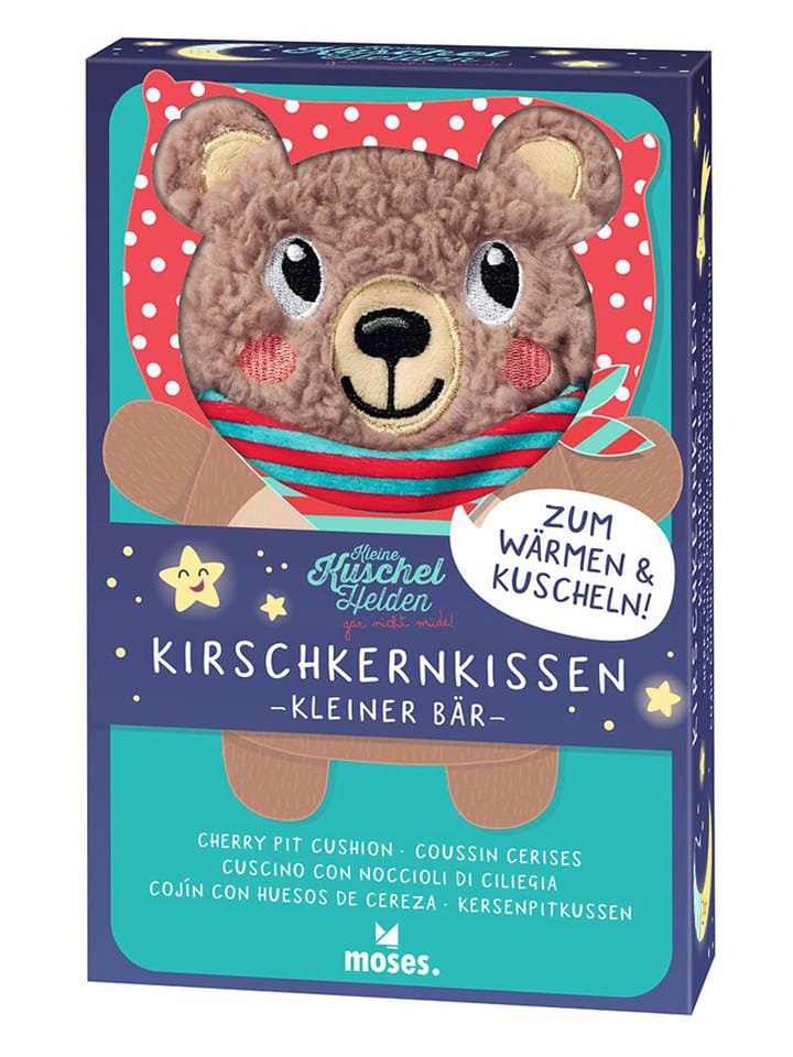 Kirschkernkissen "Bär" in Hellbraun - ab 24 Monaten