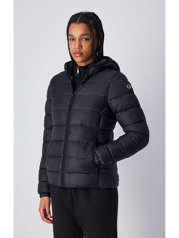 Steppjacke in Schwarz