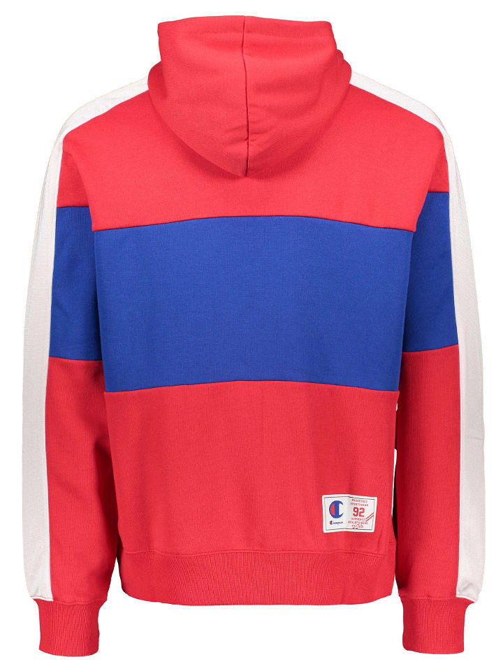 Champion Hoodie rood donkerblauw goedkoop kopen limango