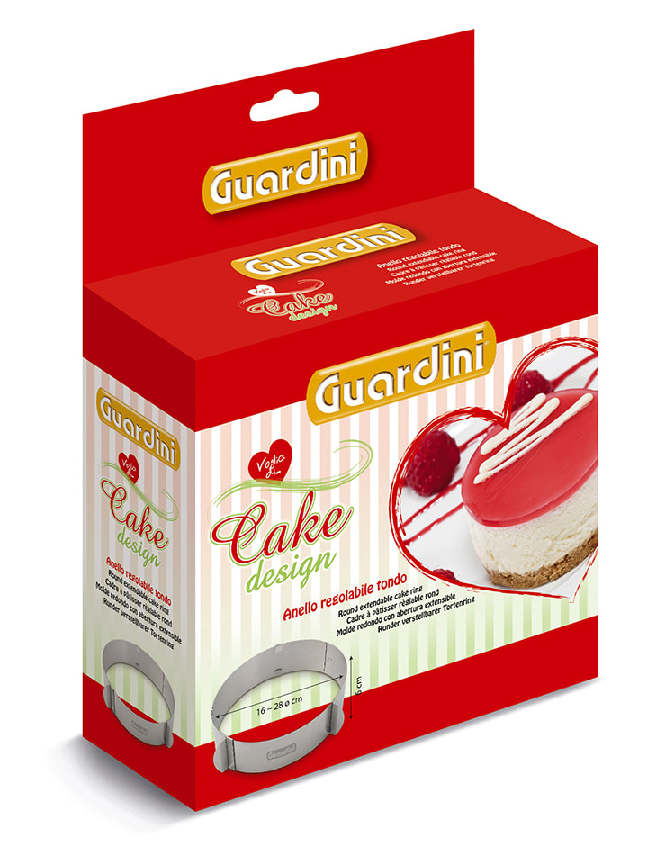Rant cukierniczy w kolorze srebrnym
