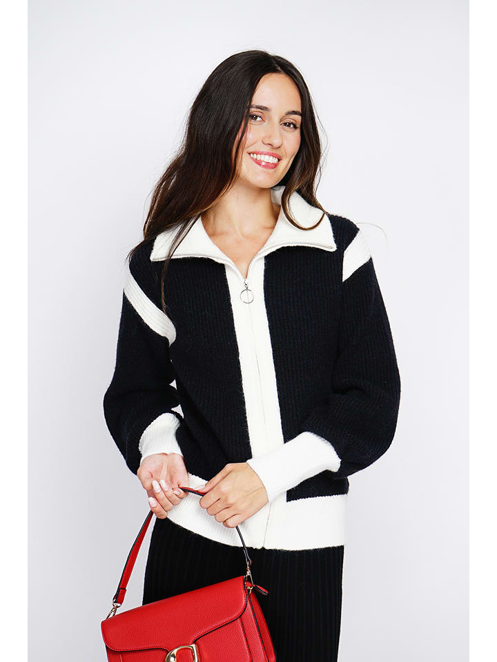 Vest zwart/wit