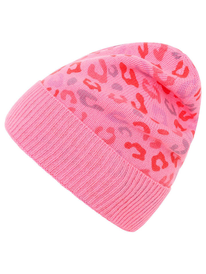 Kaszmirowa czapka beanie w kolorze różowym