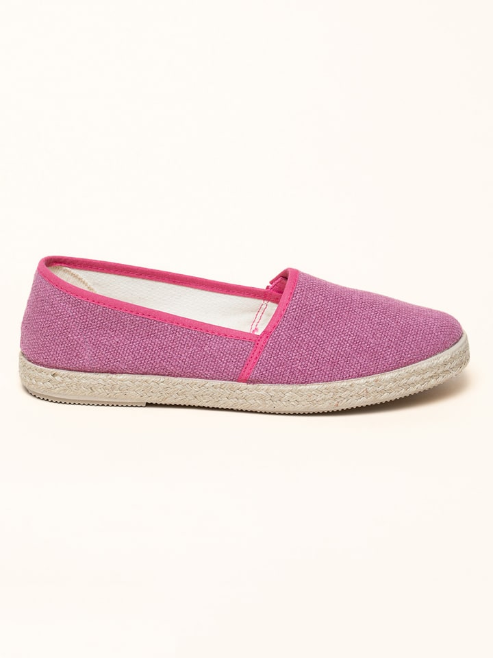 Espadrilles "Camping Linen uni V" paars
