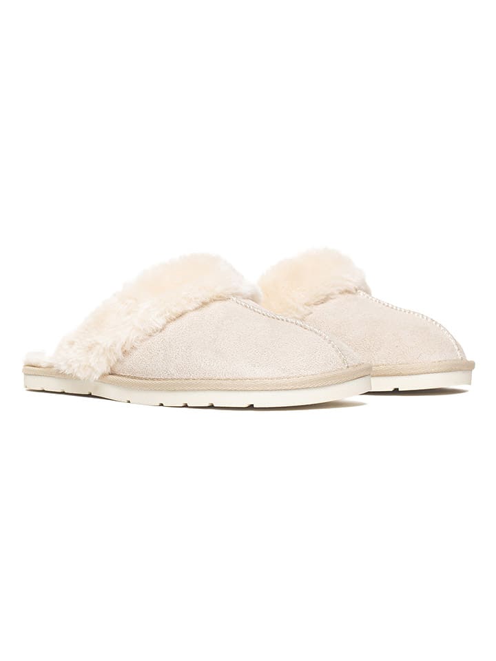 Hausschuhe "Emilija" in Creme