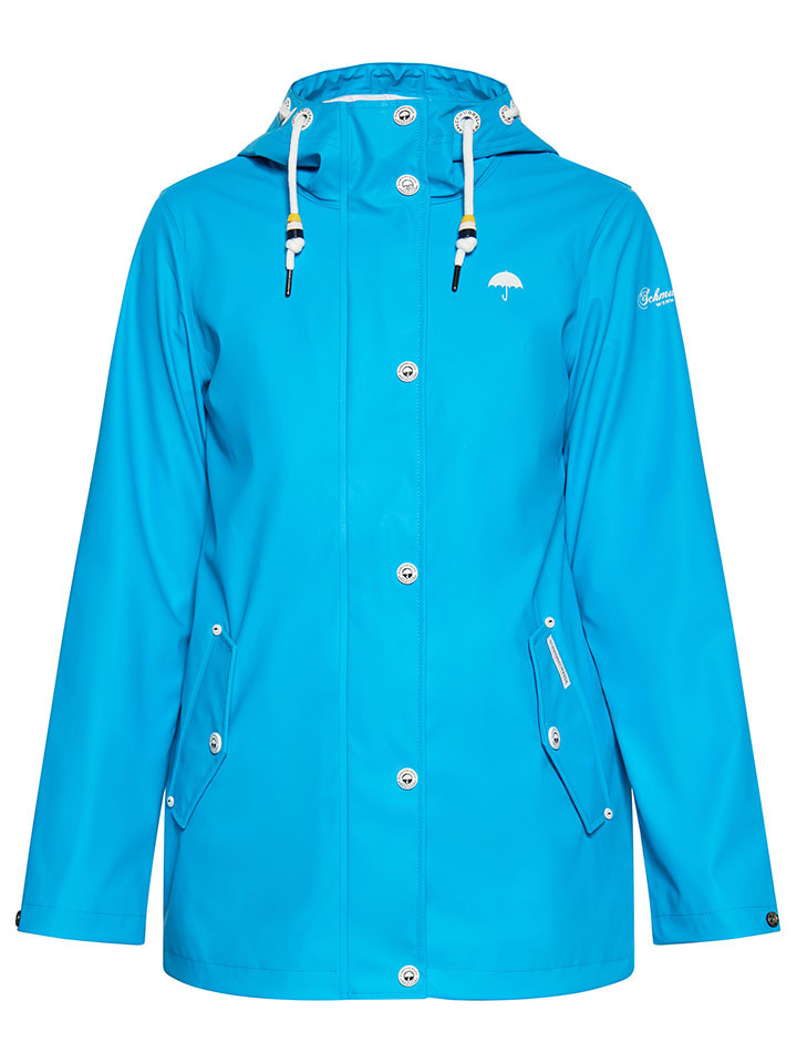 Regenjacke in Hellblau