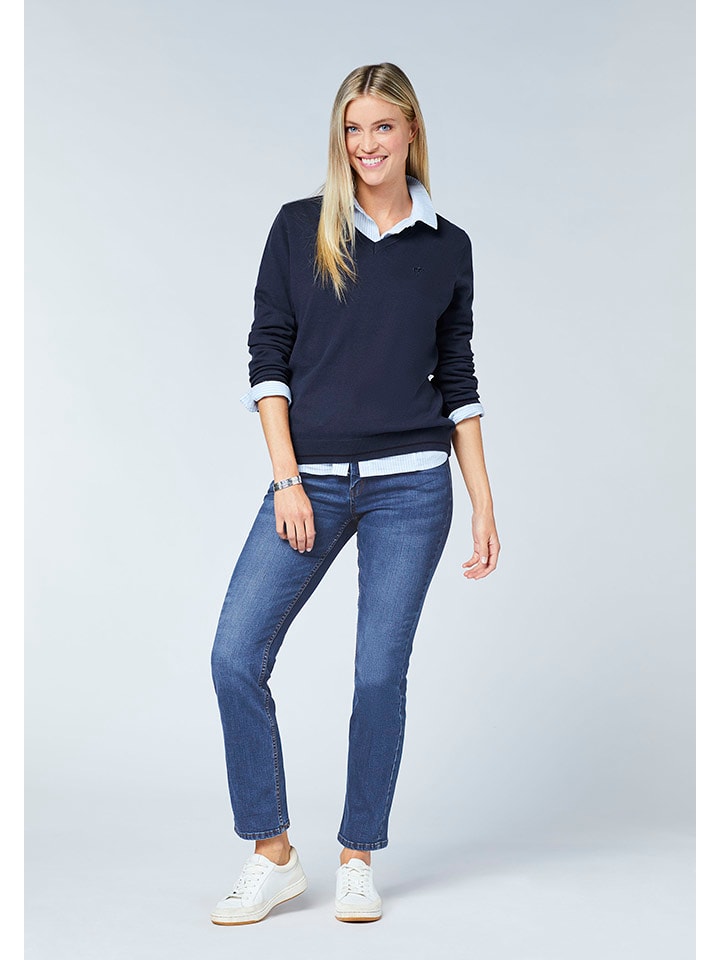 Dżinsy - Comfort fit - w kolorze niebieskim