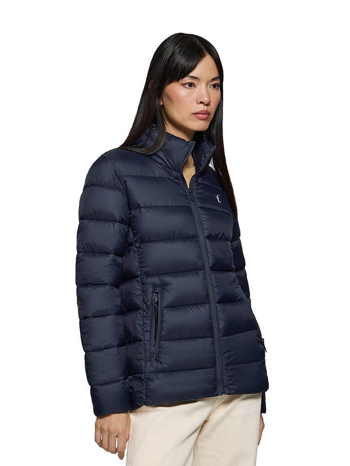 Steppjacke in Dunkelblau