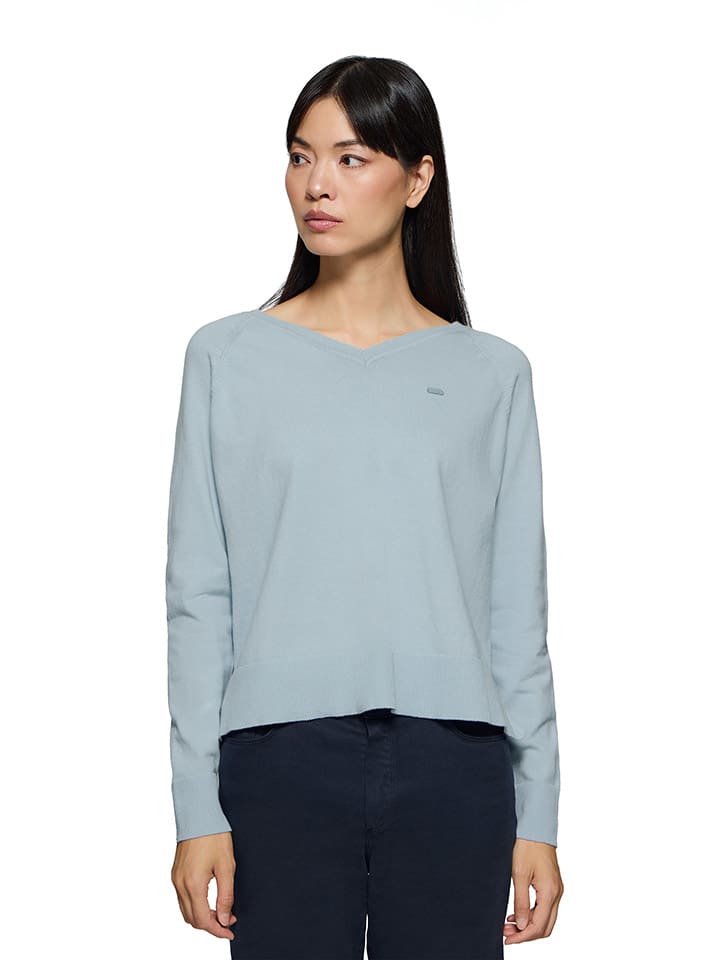 Pullover in Hellblau