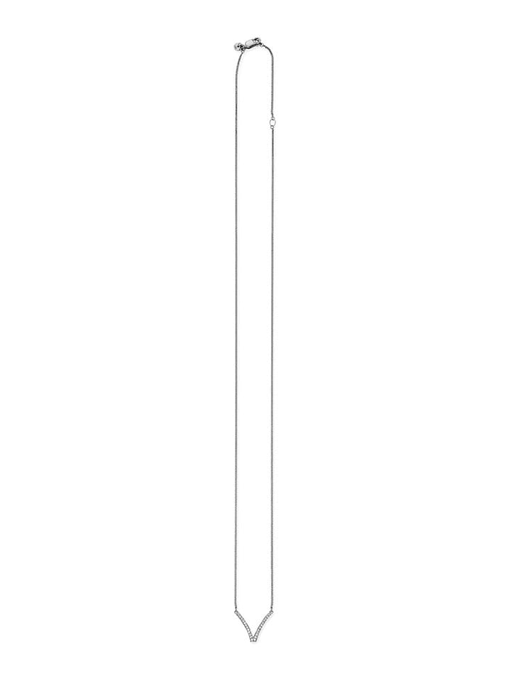 Silber-Halskette mit Schmuckelement - (L)60 cm