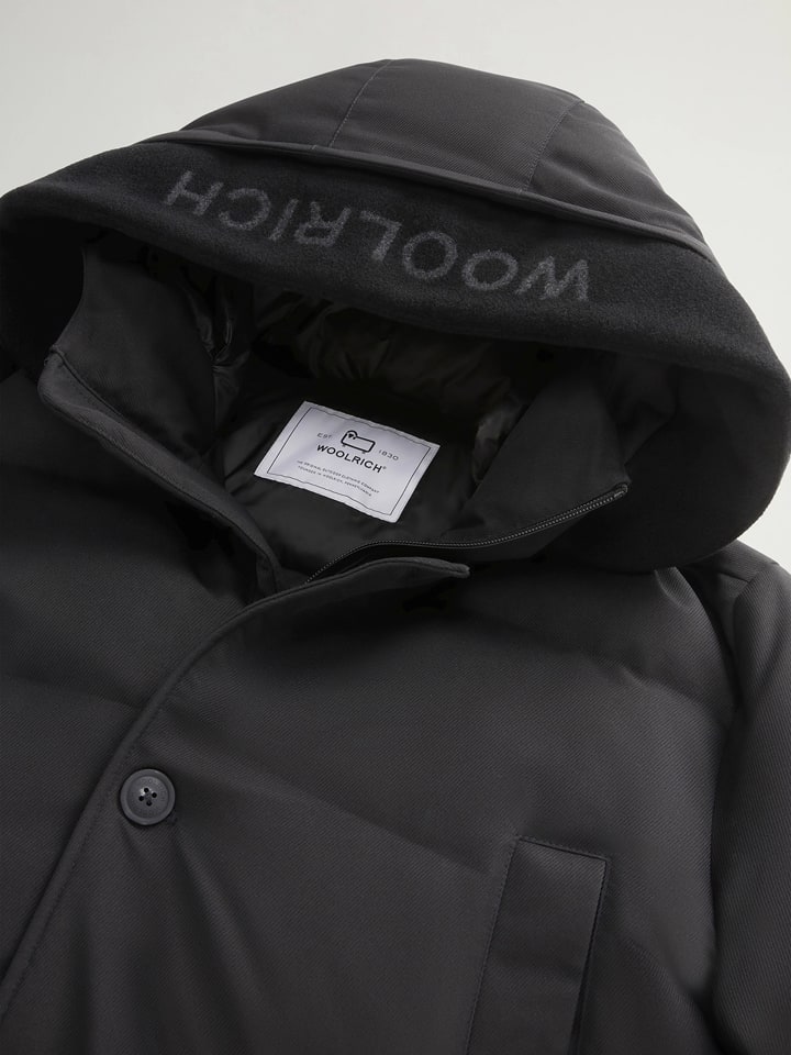 Woolrich Parka puchowa w kolorze czarnym najlepsze wyprzeda e w limango