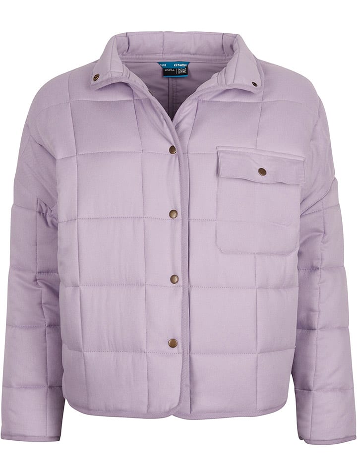 Doorgestikte jas "Ocean Quilted" paars