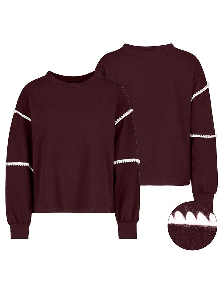 Pullover in Bordeaux