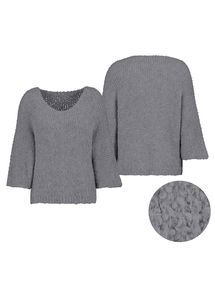 Sweter w kolorze szarym