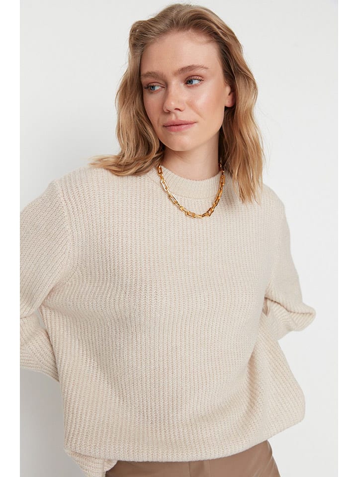 Pullover in Beige