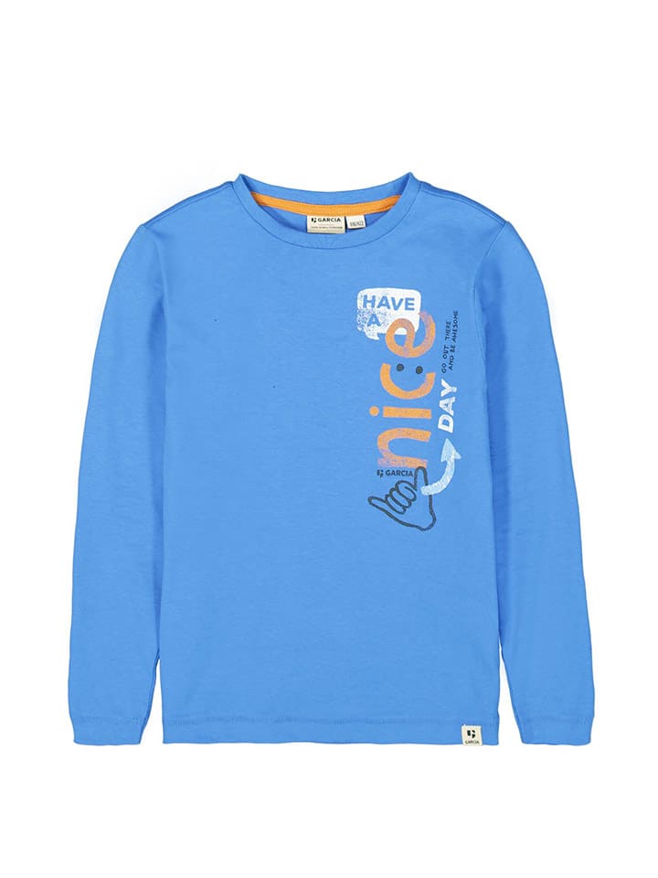 Longsleeve in Blau