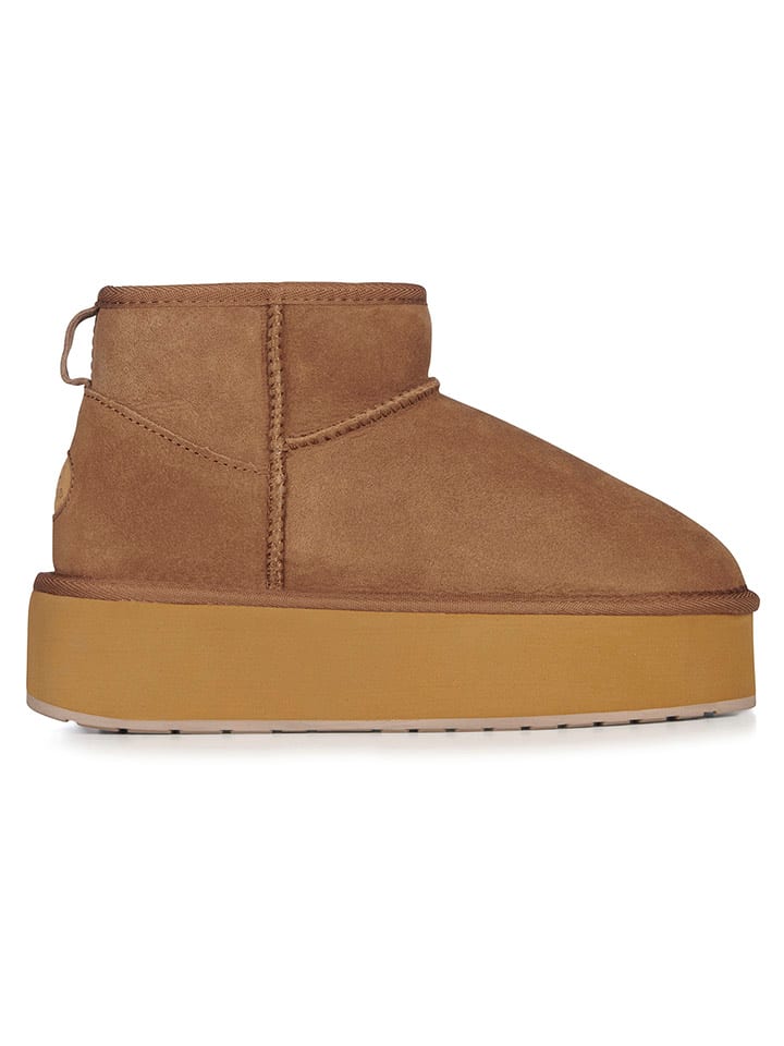 Schapenvacht boots "Stinger" lichtbruin