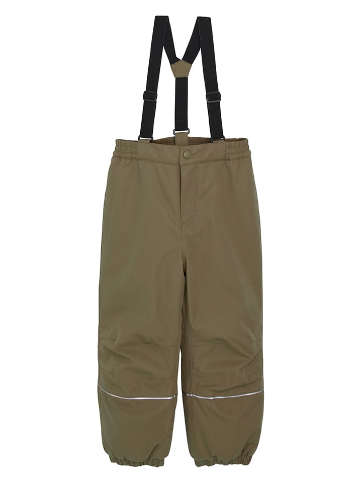 Spodnie narciarskie w kolorze khaki