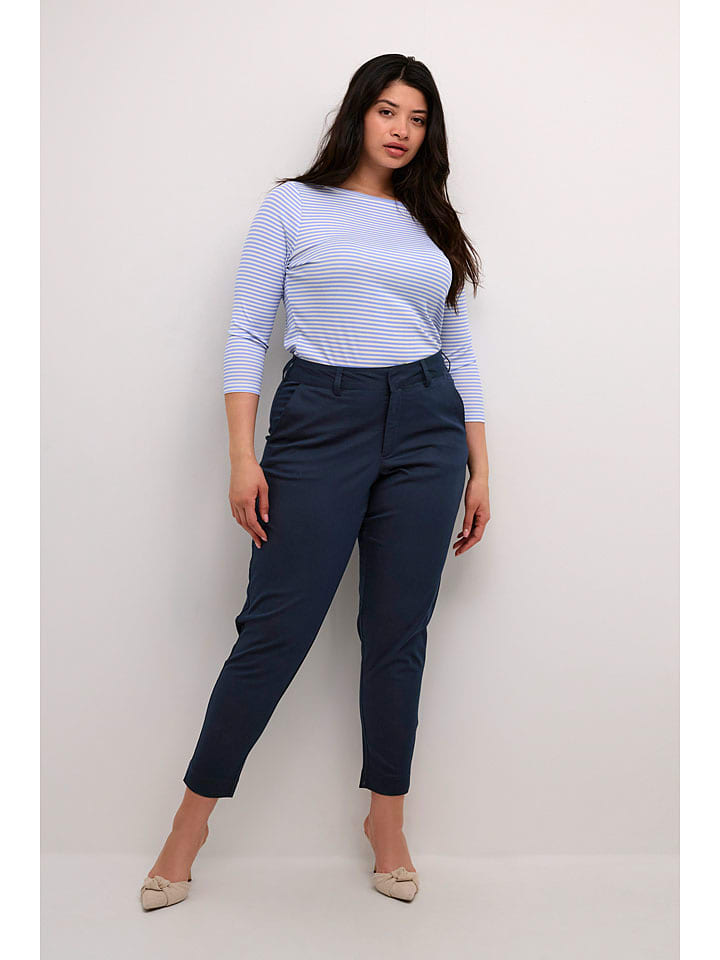 Chino "Leana" in Dunkelblau