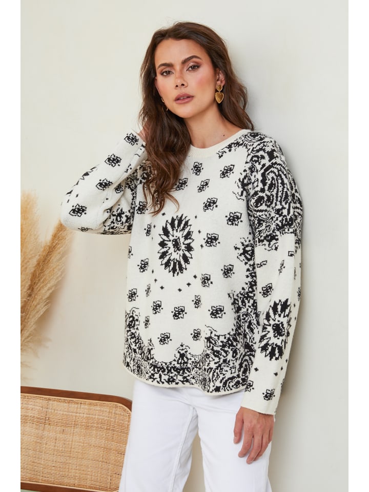 Sweter "Adony" w kolorze kremowym