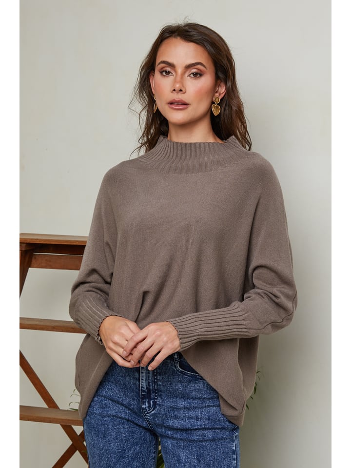 Pullover "Izsak" in Braun