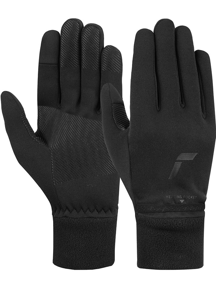 Funktionsfingerhandschuhe "Heat Liner" in Schwarz