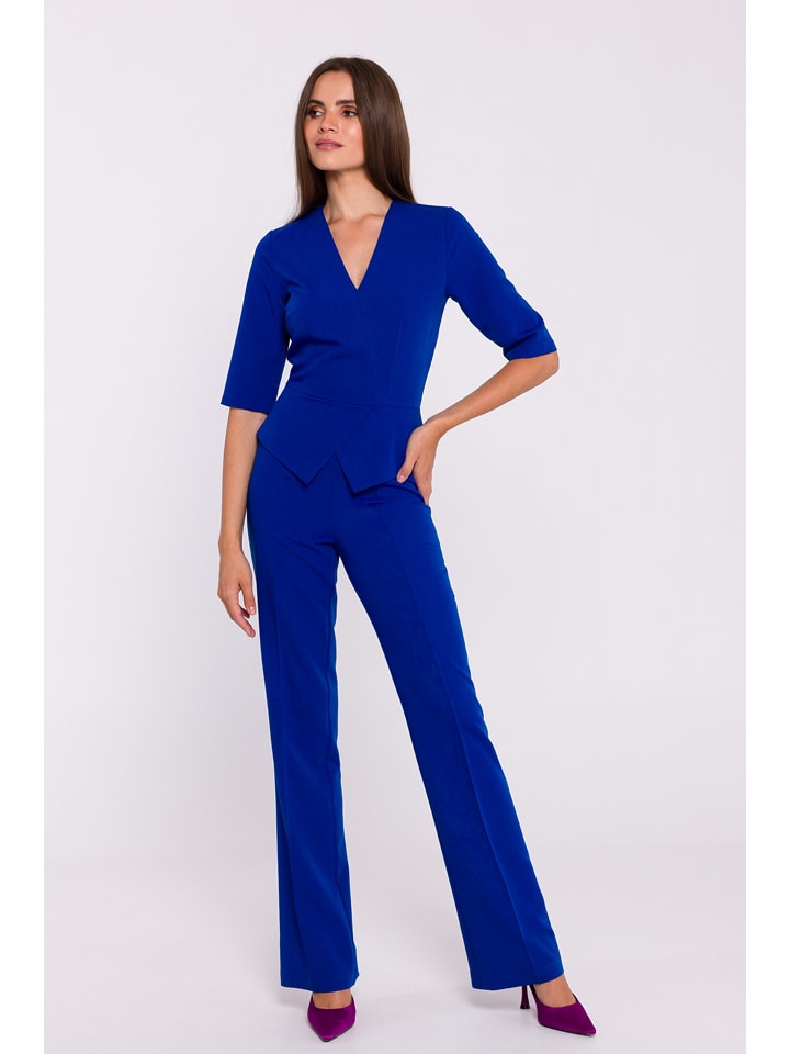 Jumpsuit donkerblauw
