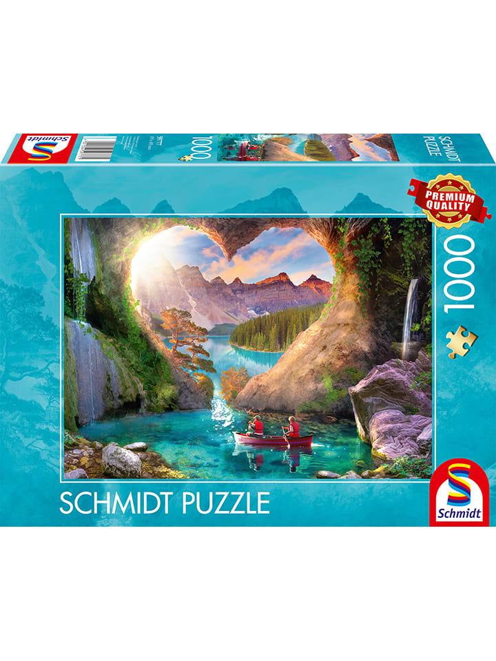 1.000tlg. Puzzle "Ausblick mit Herz" - ab 12 Jahren