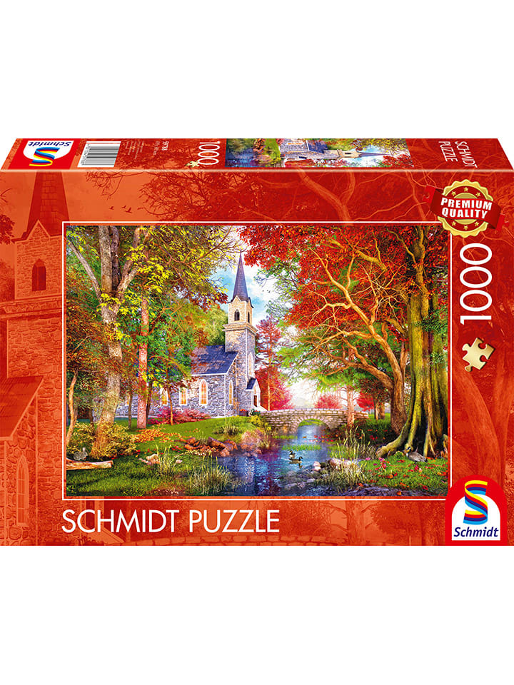 1.000tlg. Puzzle "Kapelle im Herbstzauber" - ab 12 Jahren
