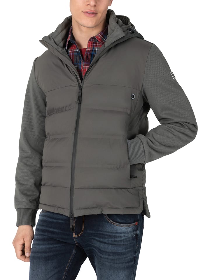 Hybridjacke in Grau