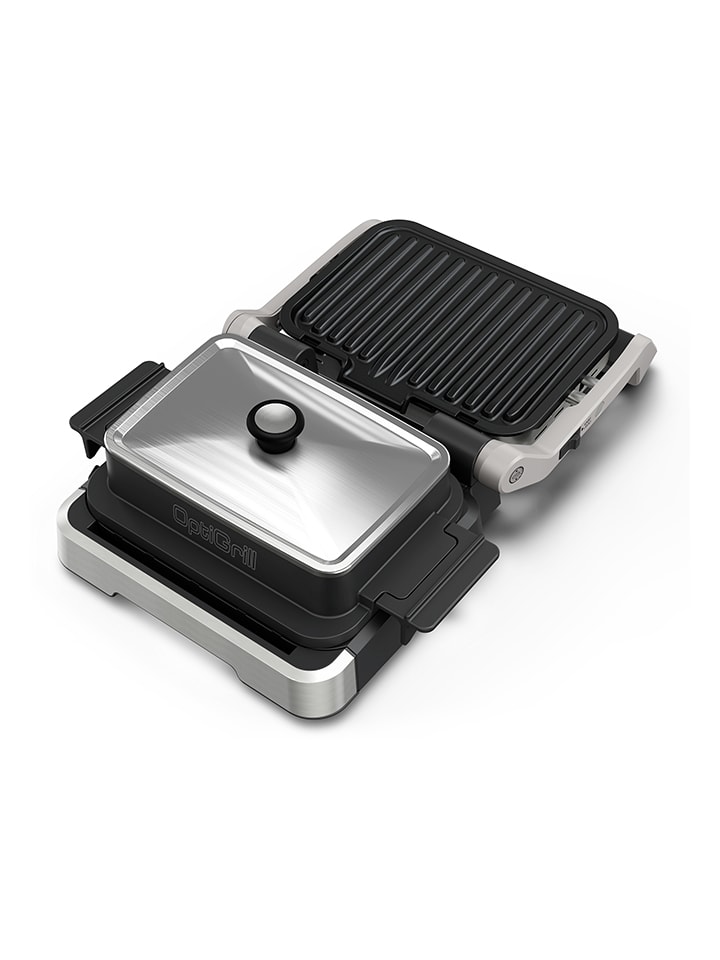 Kochdeckel  "OptiGrill - XA7318" in Silber/ Schwarz