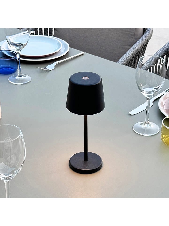 Ledtafellamp "Kelly Mini" zwart - (H)21,6 x Ø 8,2 cm