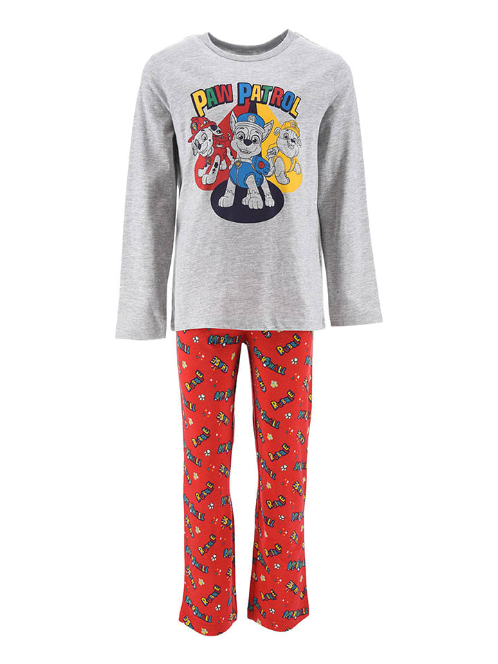 Pyjama "Paw Patrol" in Rot/ Grau