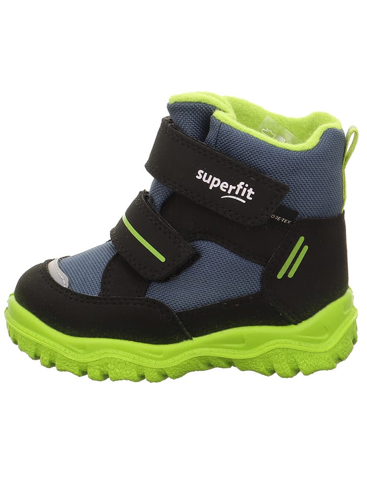 Winterstiefel "Husky" in Schwarz/ Blau