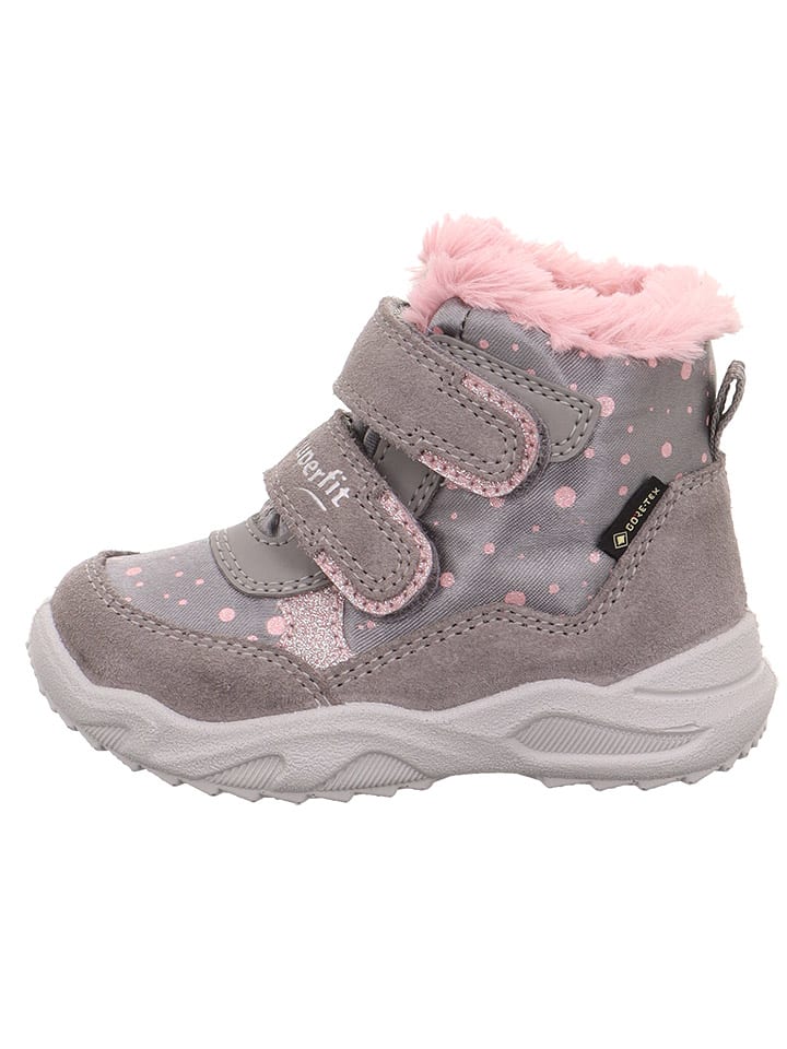 Winterstiefel "Glacier" in Grau/ Rosa