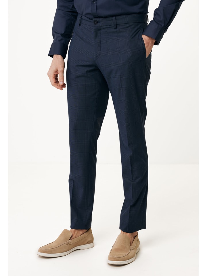 Chinobroek in donkerblauw