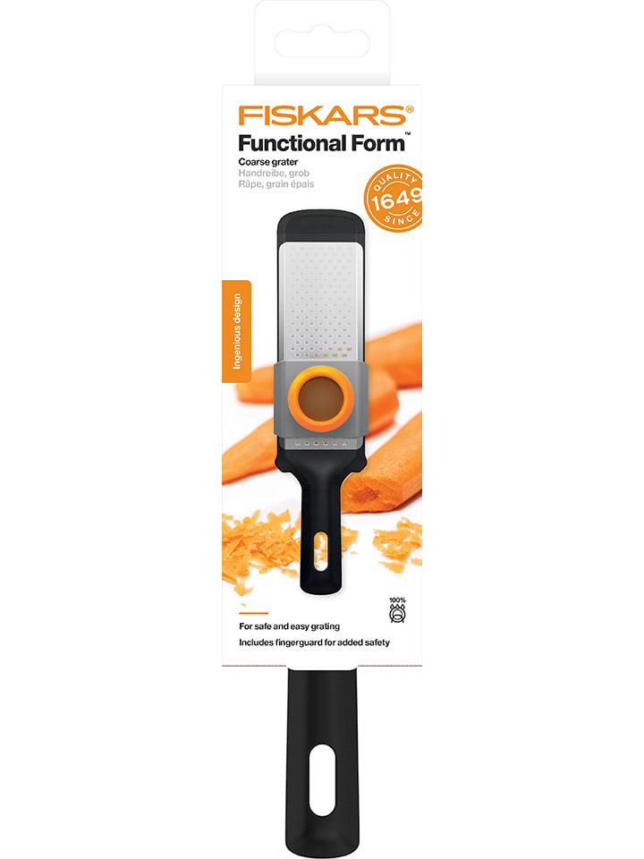 Gruboziarnista tarka ręczna "Functional Form" w kolorze czarnym - wys. 31,8 cm