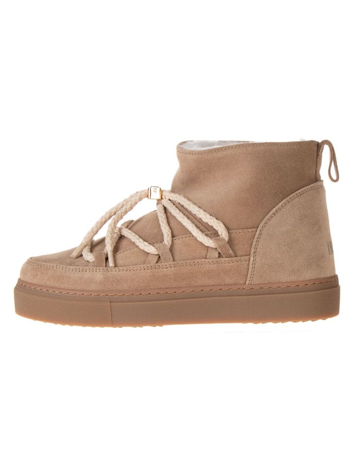 Leder-Boots "Classic Low" in Beige