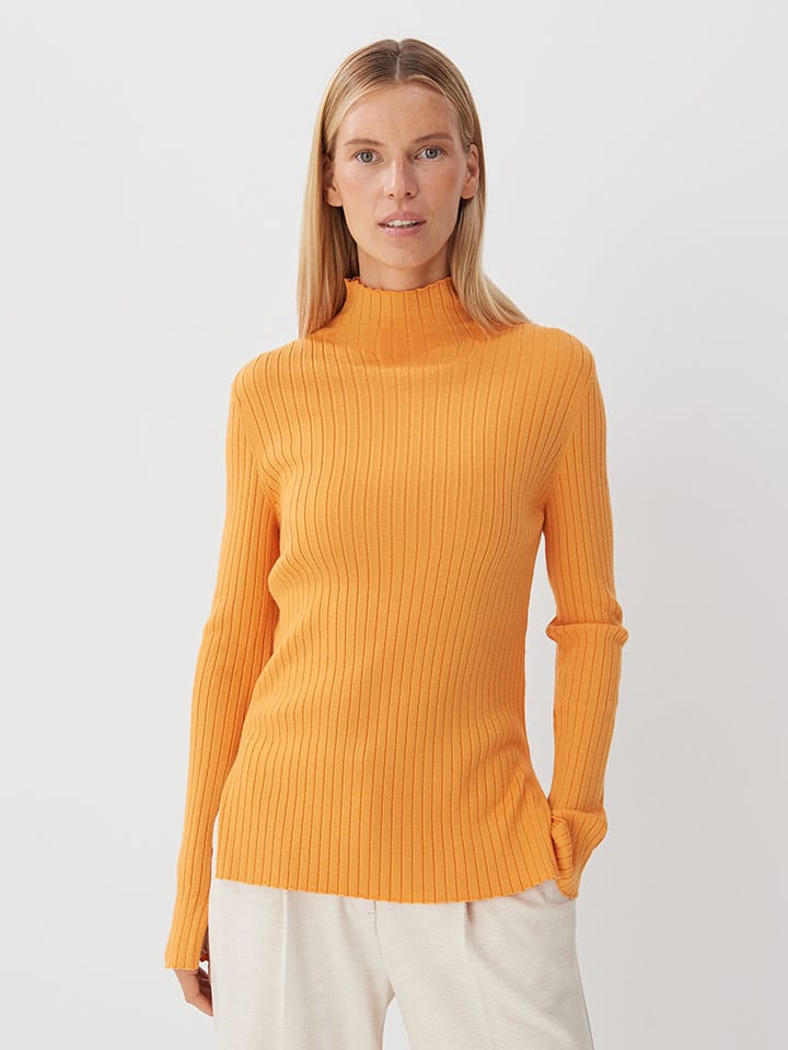 Sweter w kolorze pomarańczowym