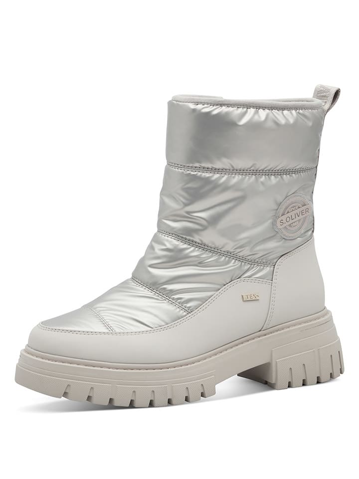 Winterboots zilverkleurig