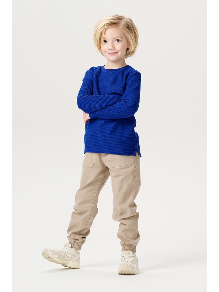 Longsleeve "Hauville" in Blau